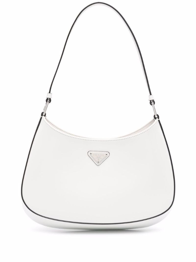 White Leather Shoulder Bag