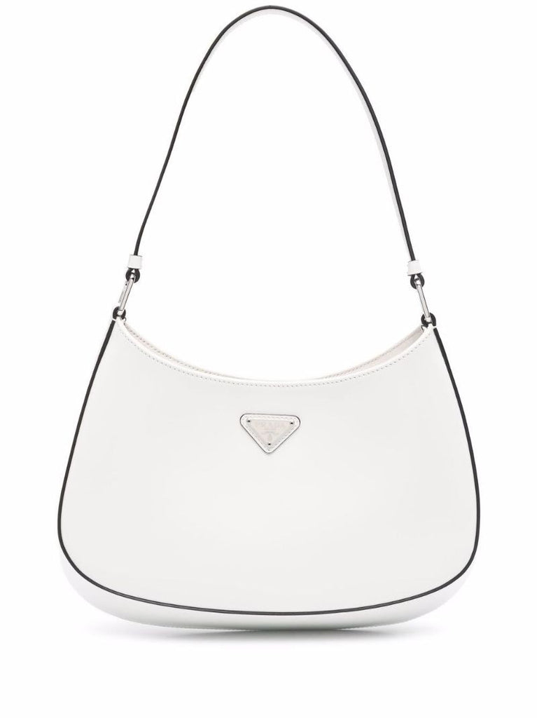 White Leather Shoulder Bag