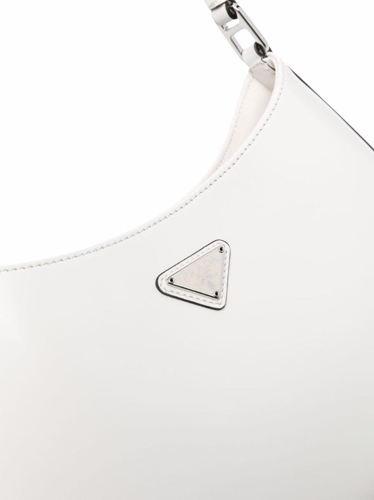 White Leather Shoulder Bag