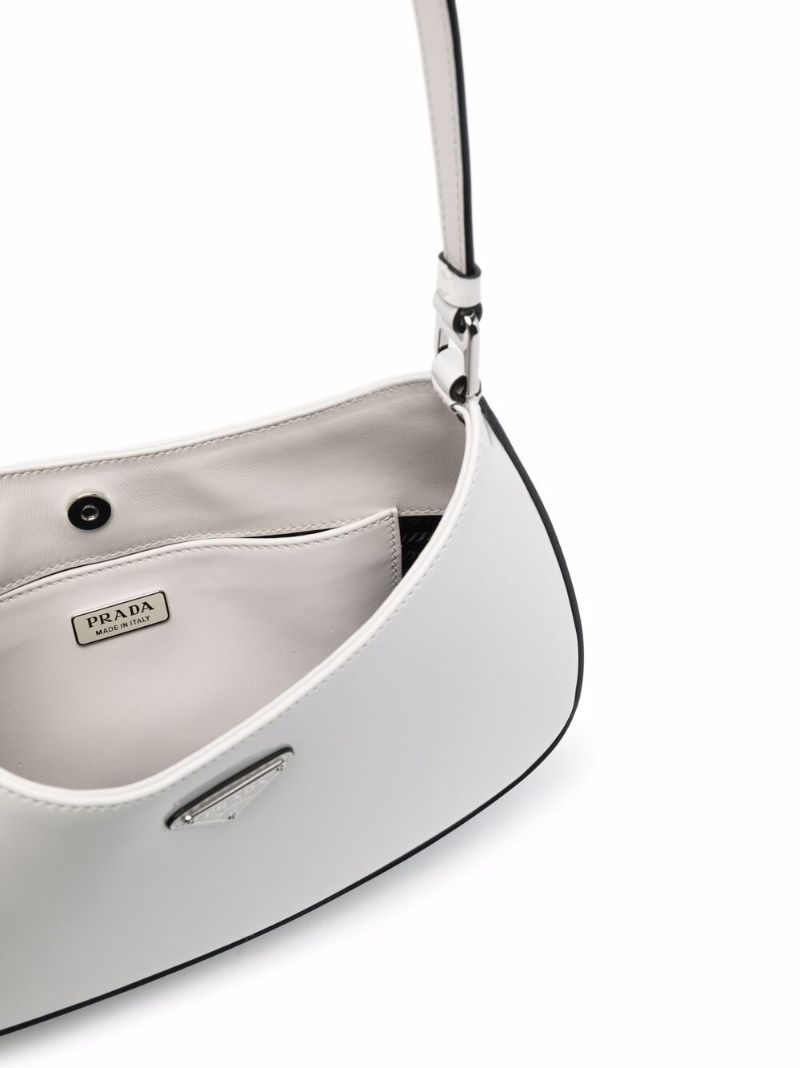 White Leather Shoulder Bag