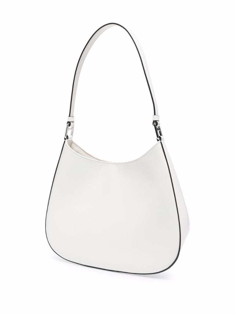 White Leather Shoulder Bag