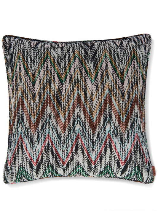 Multicolour Ny Zigzag Cushion