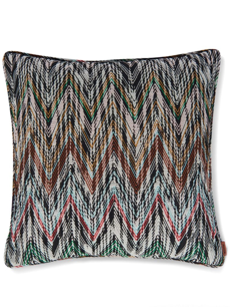 Multicolour Ny Zigzag Cushion
