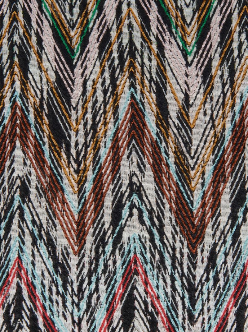 Multicolour Ny Zigzag Cushion