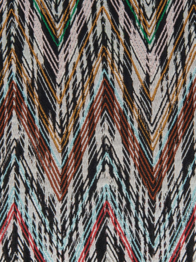 Multicolour Ny Zigzag Cushion