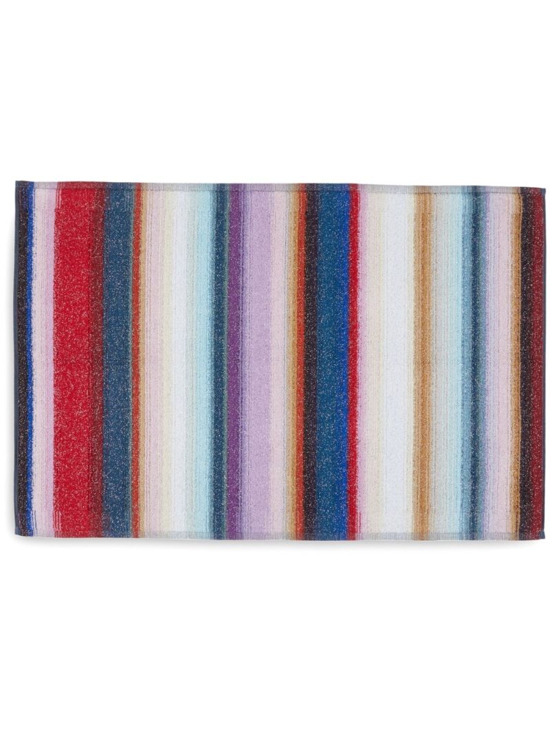 Multicolour Clancy Striped Bath Mat