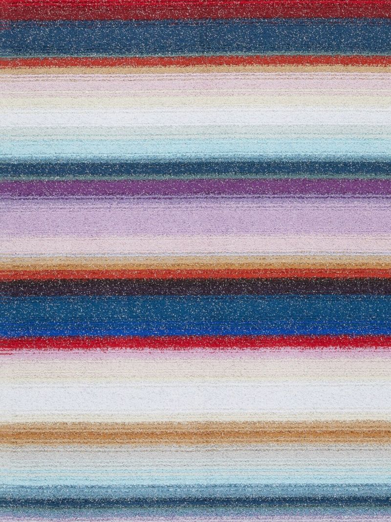 Multicolour Clancy Striped Bath Mat