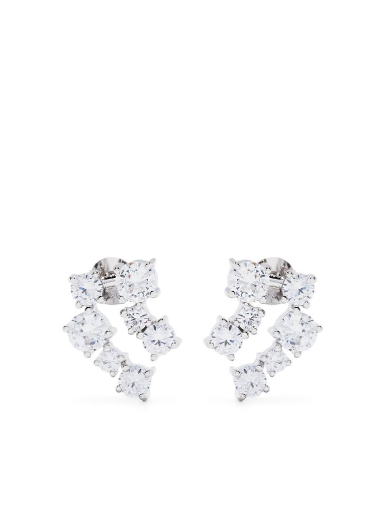 Sterling Silver Myth Crystal Stud Earrings