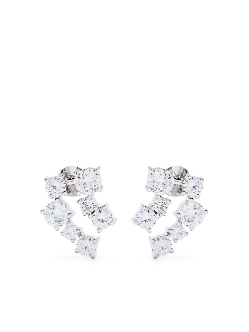 Sterling Silver Myth Crystal Stud Earrings