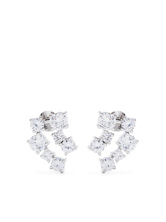 Sterling Silver Myth Crystal Stud Earrings