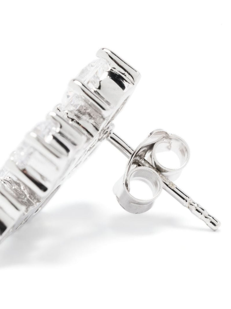 Sterling Silver Myth Crystal Stud Earrings