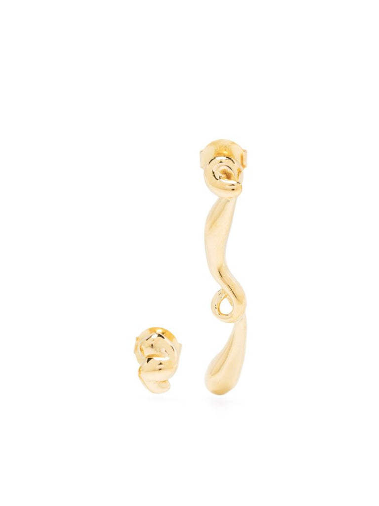 Gold Vermeil Runny Yolk Drop Earrings