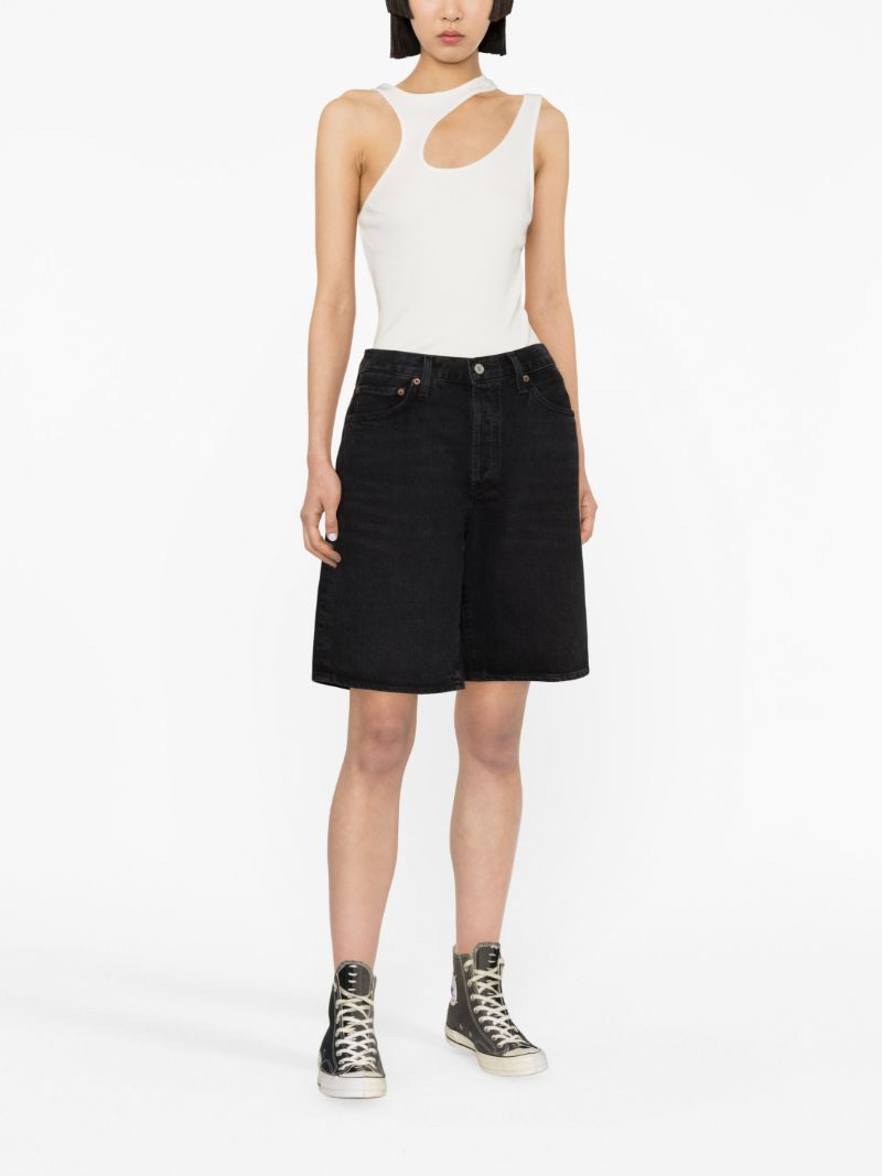 Black Jort Denim Shorts