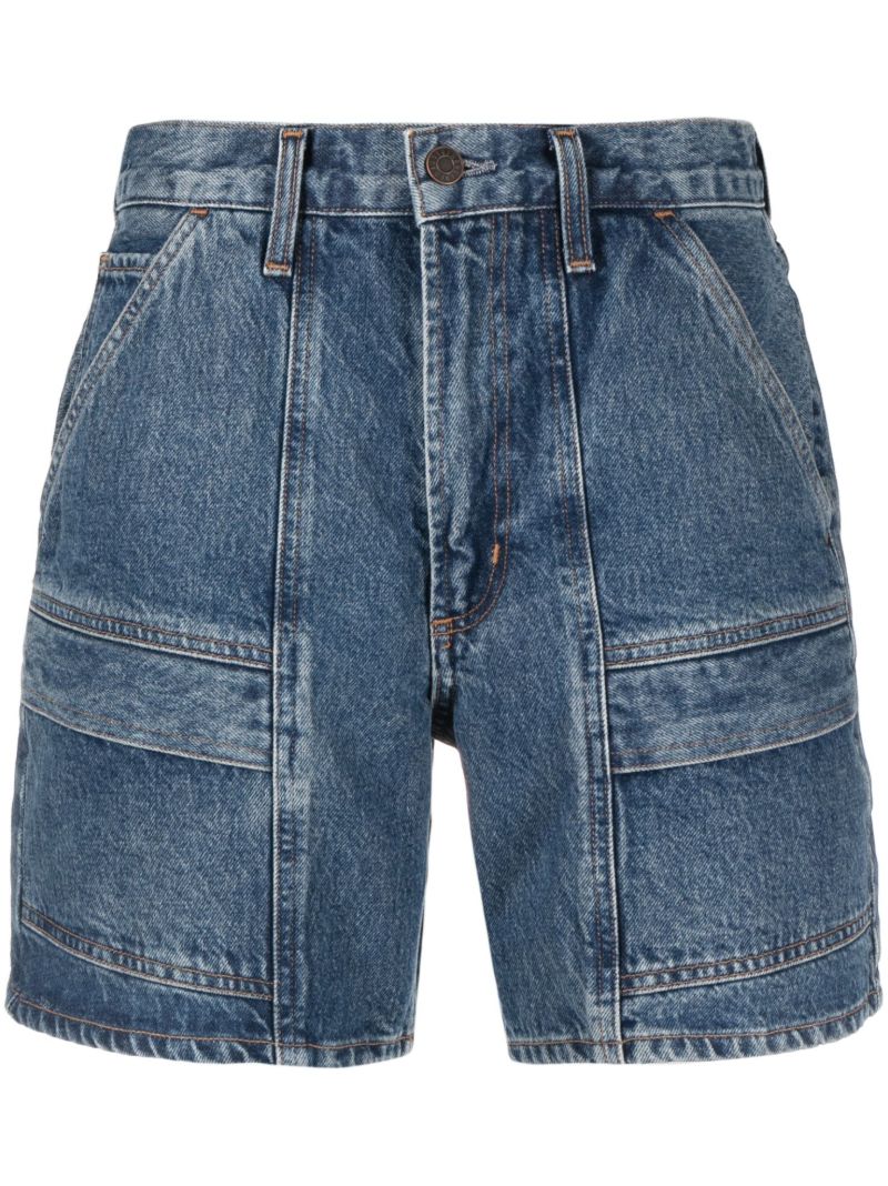 Blue Cooper Cargo Denim Shorts