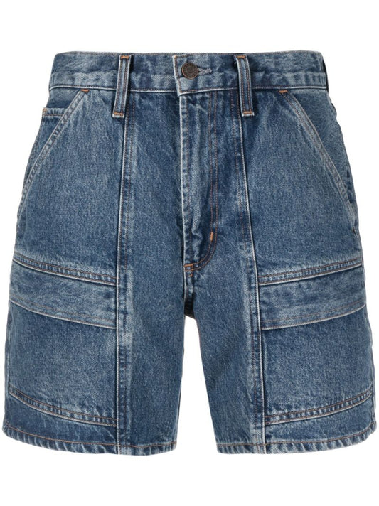 Blue Cooper Cargo Denim Shorts