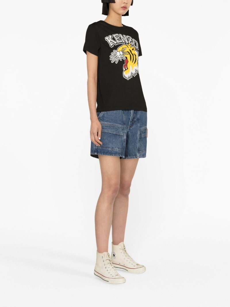 Blue Cooper Cargo Denim Shorts