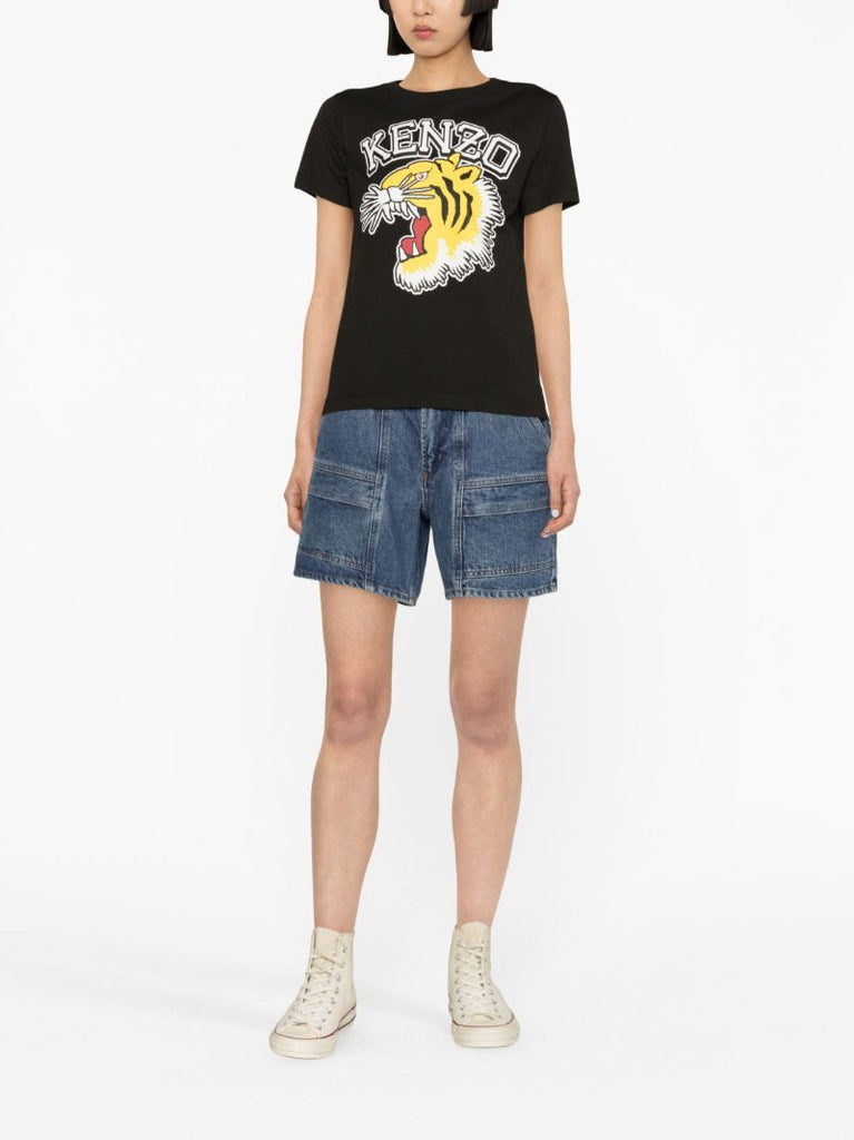 Blue Cooper Cargo Denim Shorts