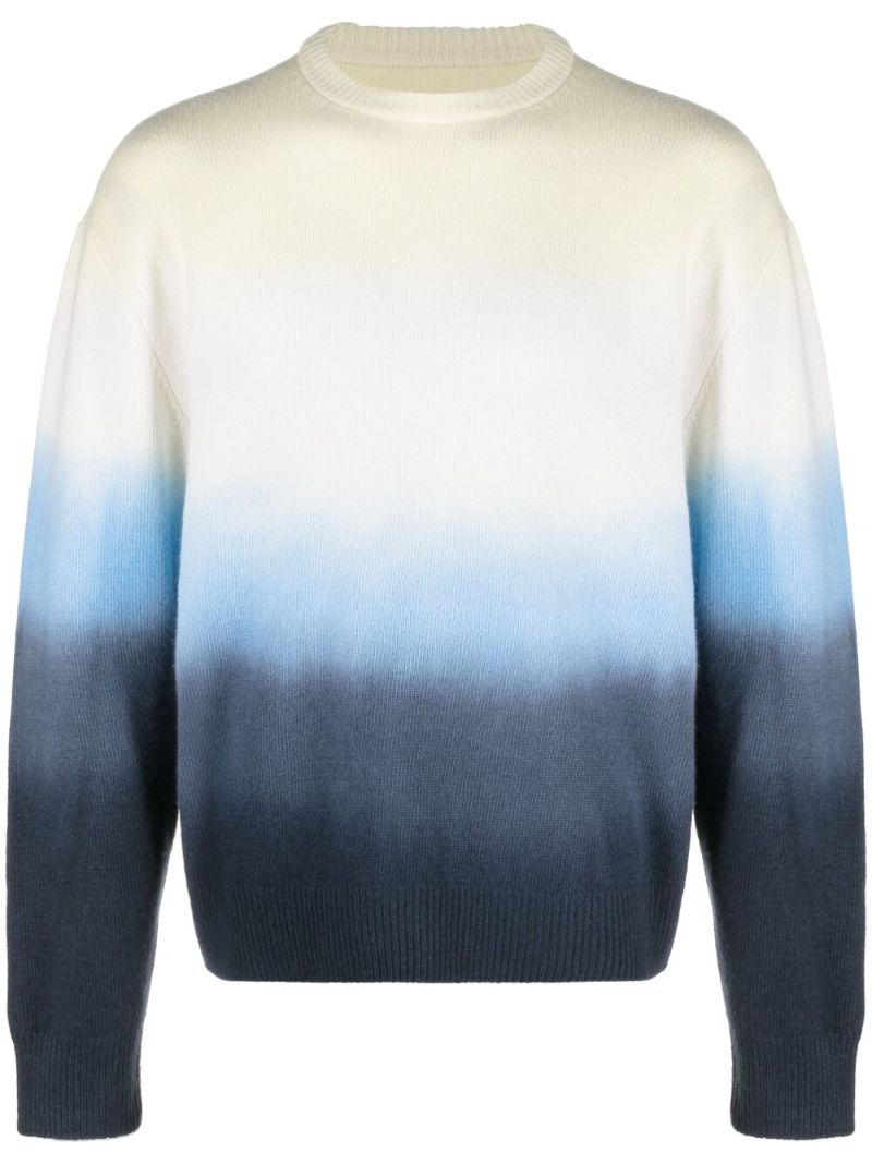 Neutral OmbrÃ_x0083_Â© Wool Sweater