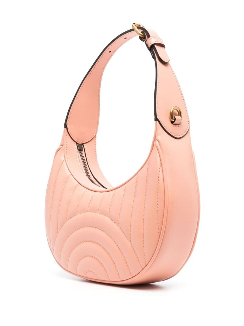 Orange Gg Marmont Mini Leather Shoulder Bag