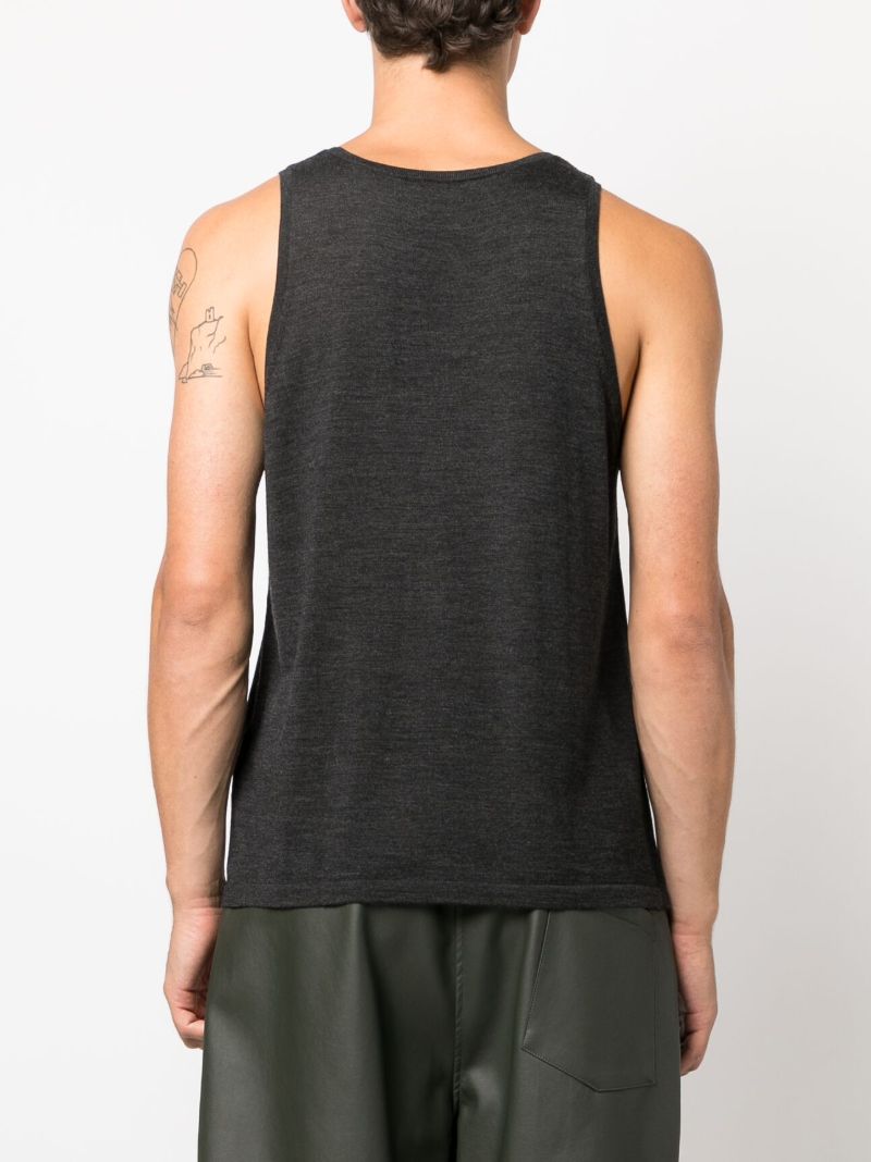 Grey Asher Merino-wool Tank Top