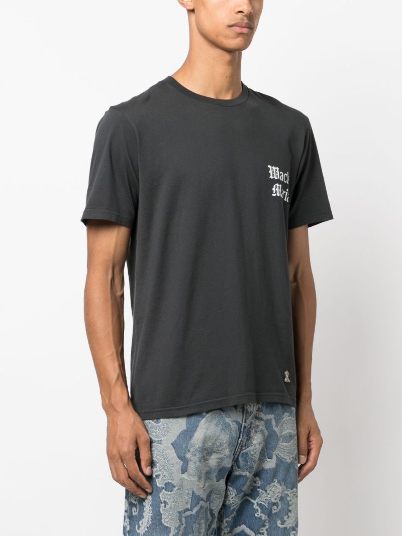 X Tim Lehi Black Tiger-print T-shirt