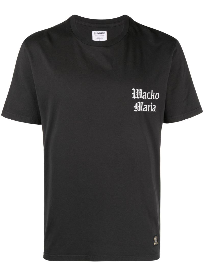 X Tim Lehi Black Tiger-print T-shirt