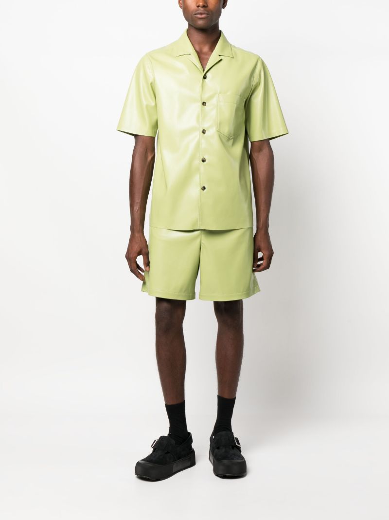 Green Novan Bermuda Shorts