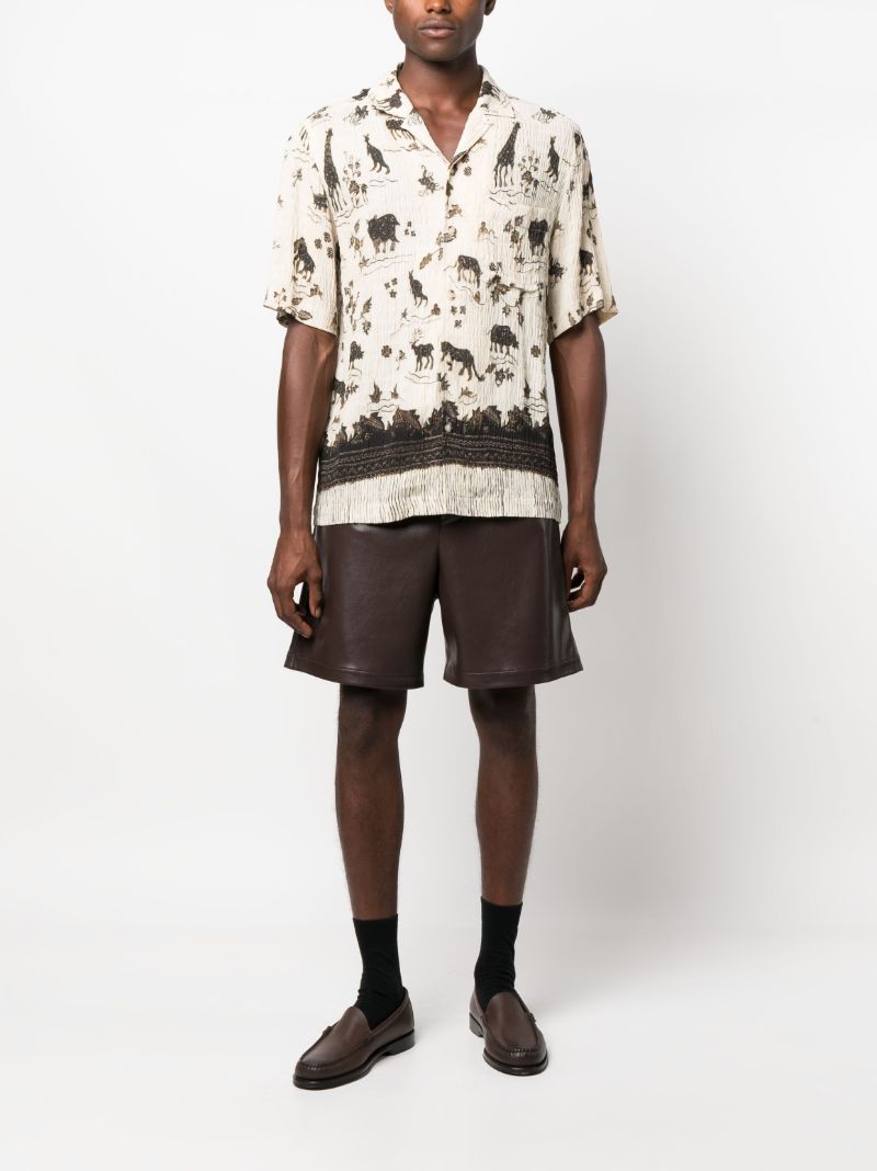 Brown Novan Bermuda Shorts