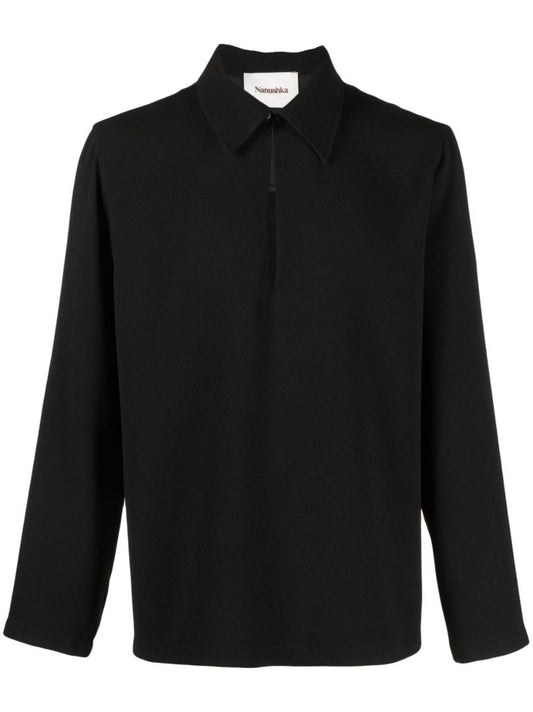 Black Marlo Long Sleeve Shirt