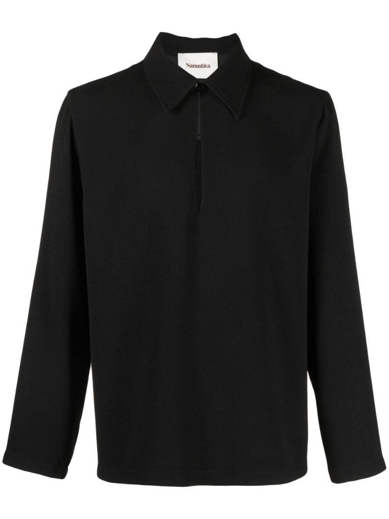Black Marlo Long Sleeve Shirt