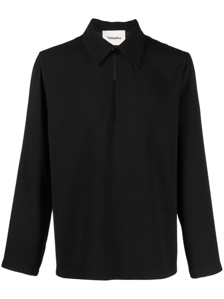 Black Marlo Long Sleeve Shirt