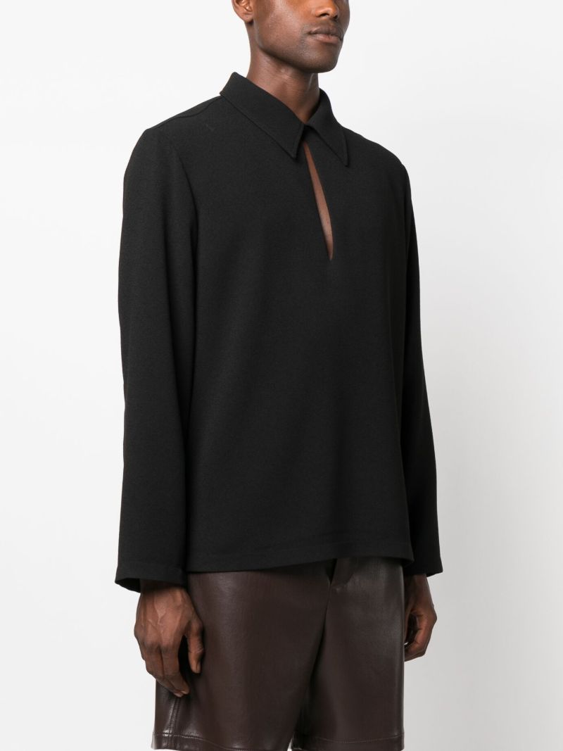 Black Marlo Long Sleeve Shirt