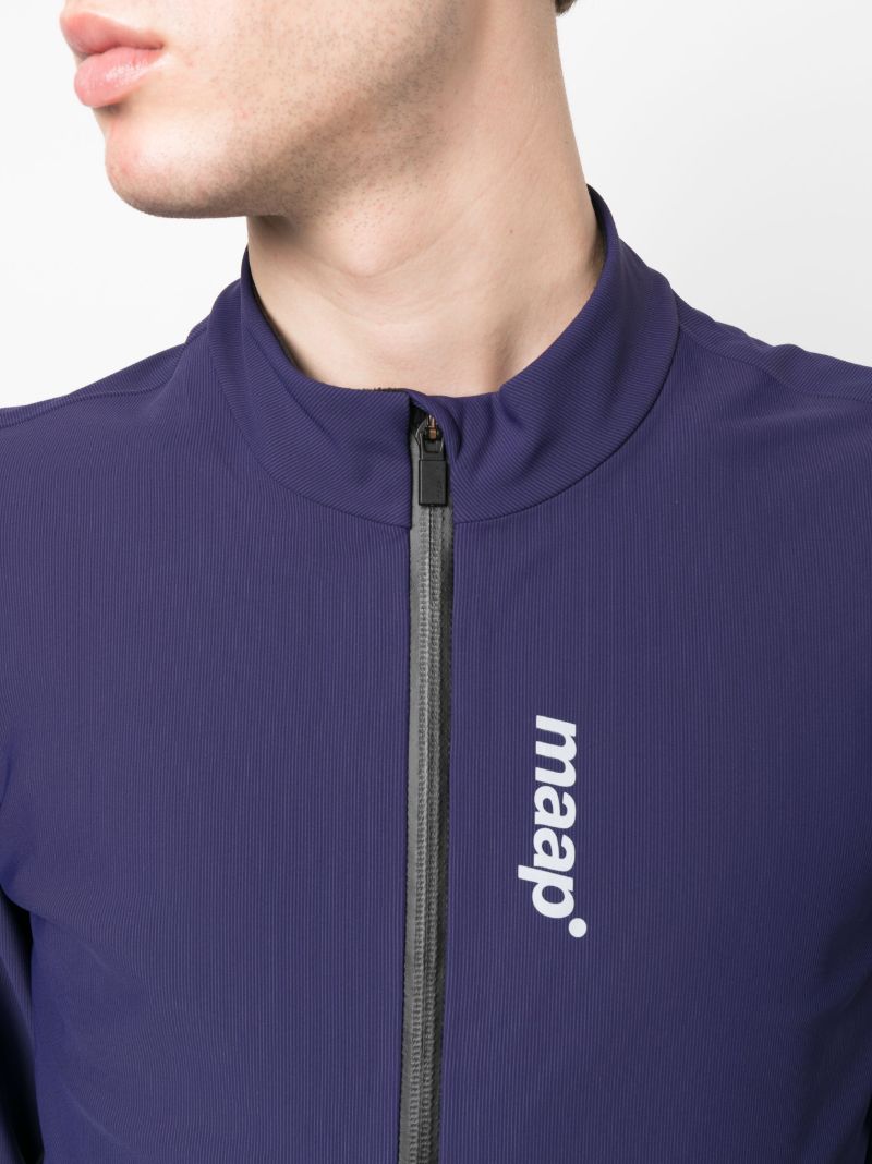 Blue Logo Print Training Winter Jacket