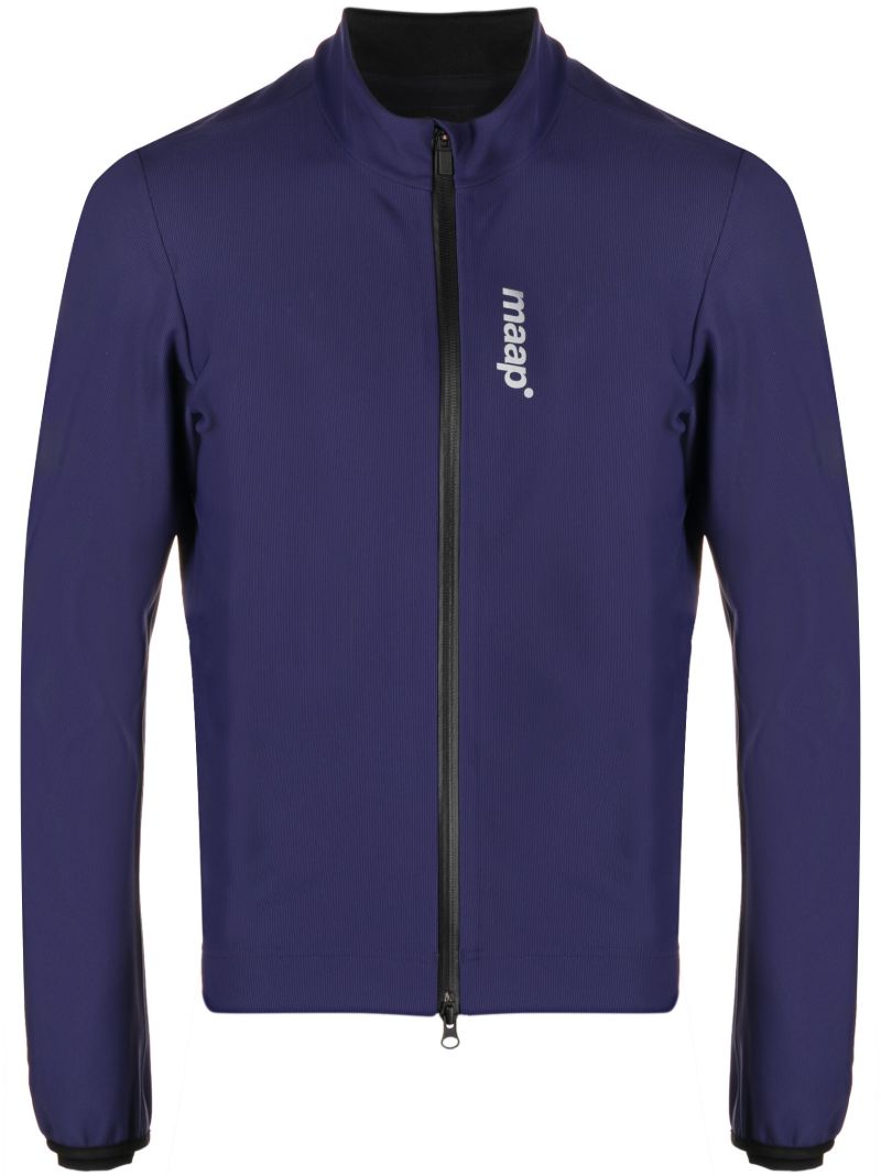 Blue Logo Print Training Winter Jacket