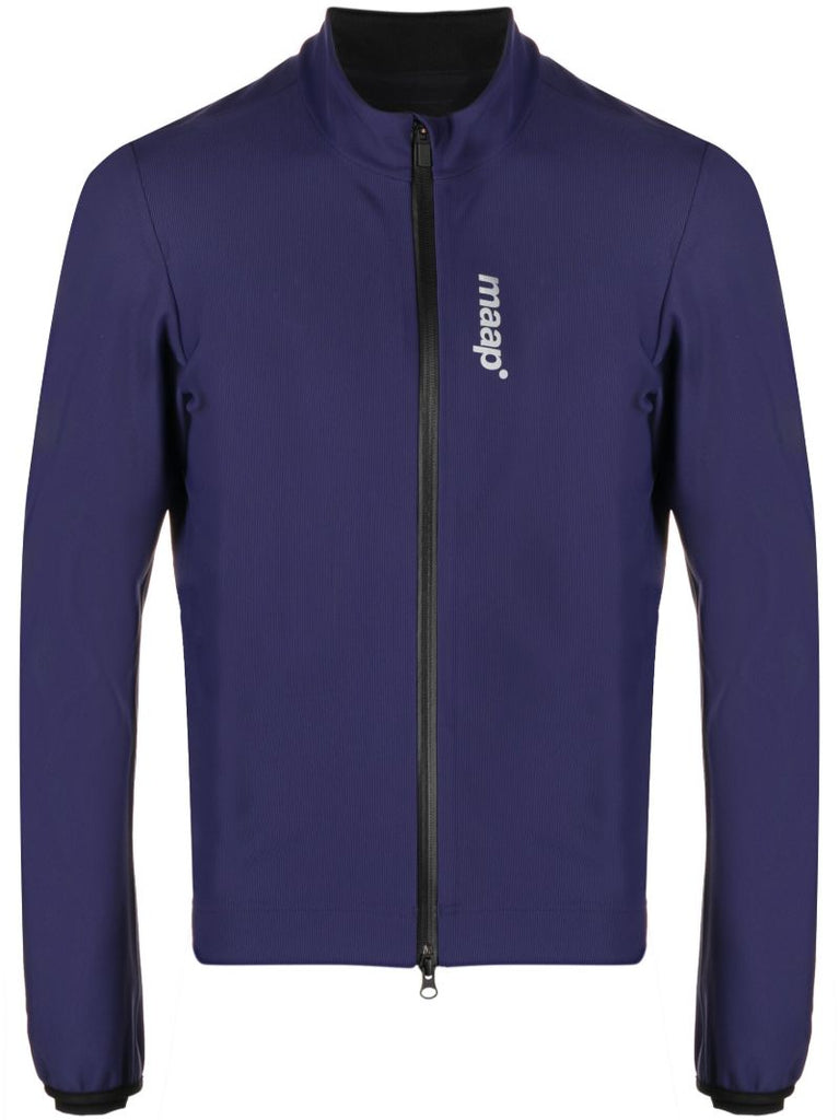 Blue Logo Print Training Winter Jacket