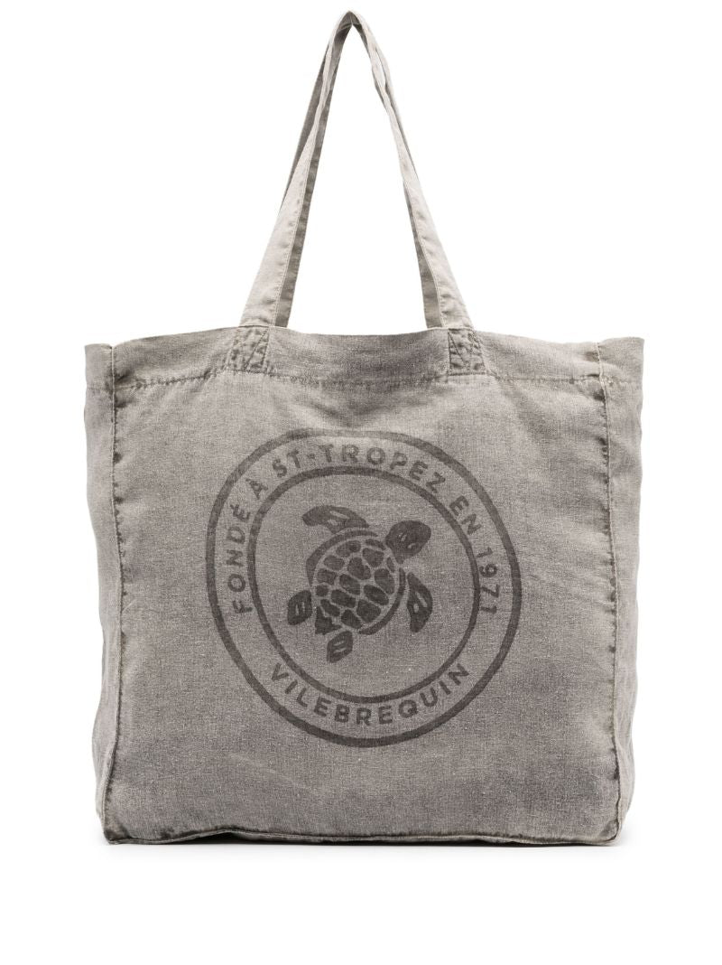 Grey Turtle Logo Tote Bag