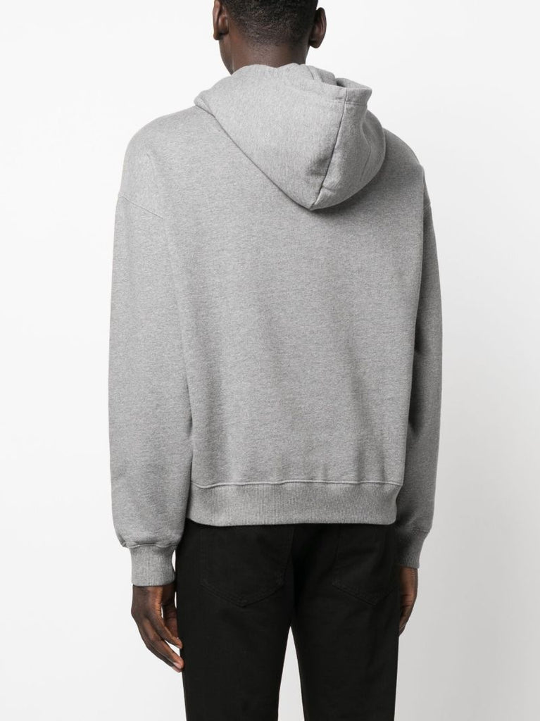 Grey Graphic Print Hoodie