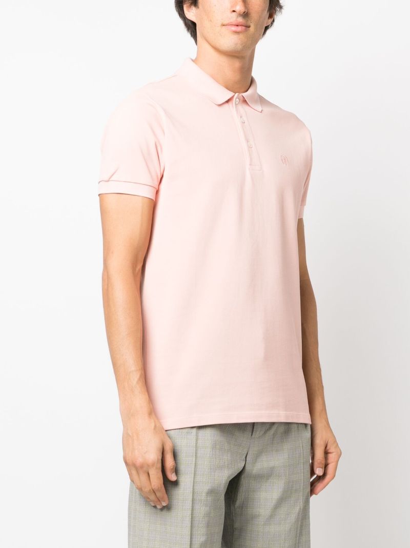 Pink Organic Cotton Polo Shirt