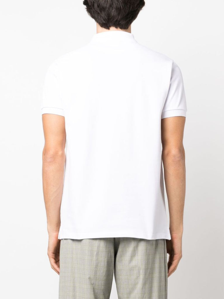 White Short Sleeve Polo Shirt