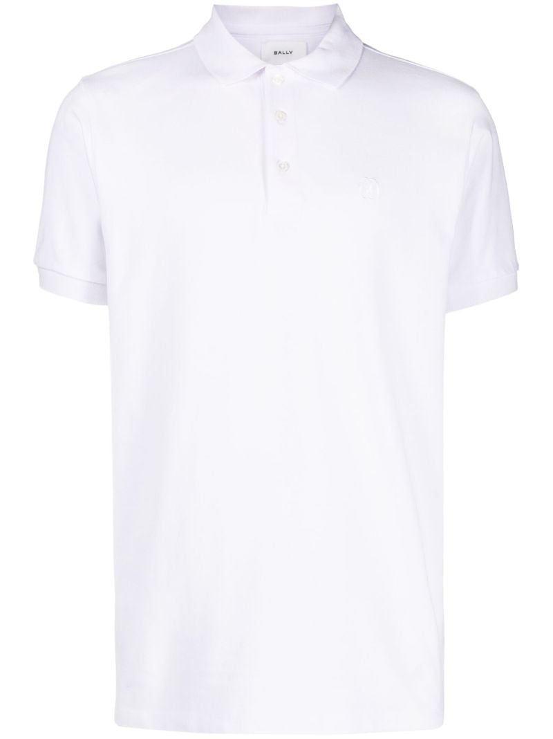 White Short Sleeve Polo Shirt