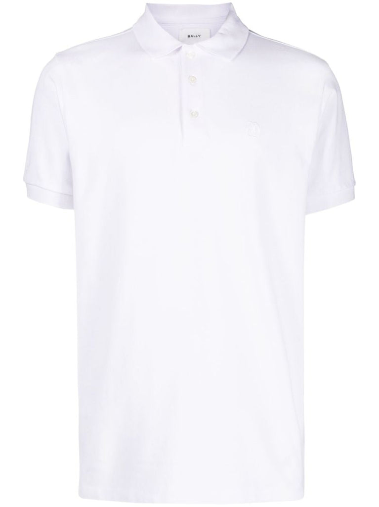White Short Sleeve Polo Shirt
