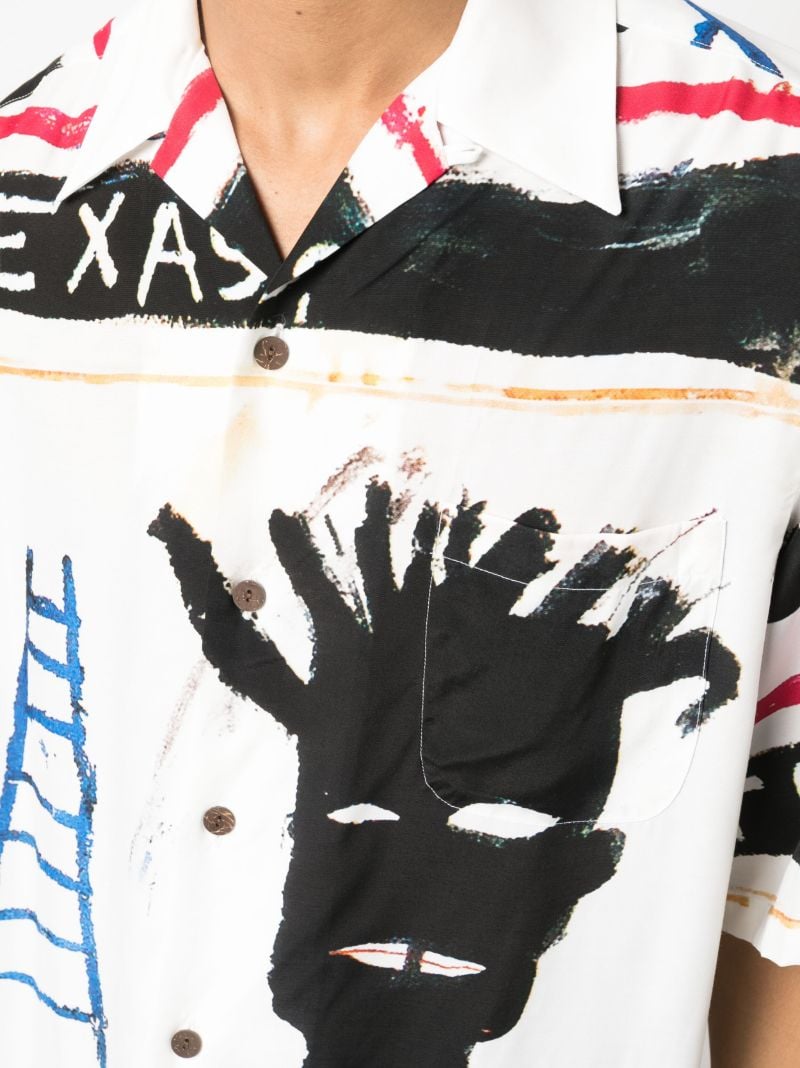 X Jean-michel Basquiat White Texas-print Shirt