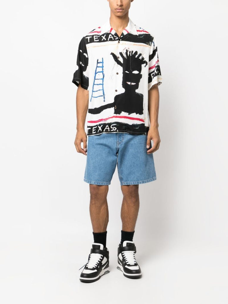 X Jean-michel Basquiat White Texas-print Shirt
