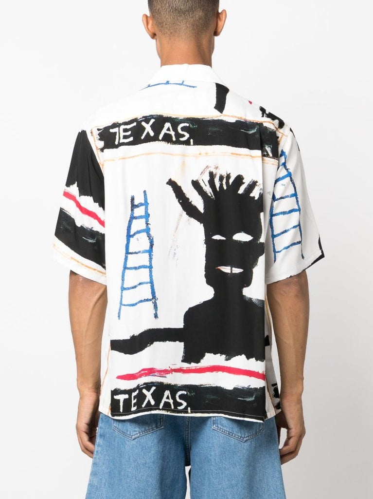 X Jean-michel Basquiat White Texas-print Shirt