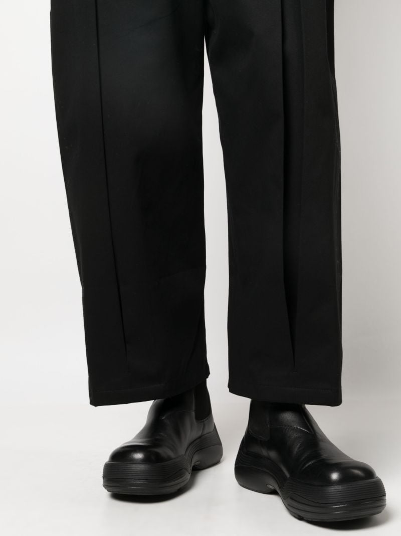 Black Box Pleat Cotton Trousers