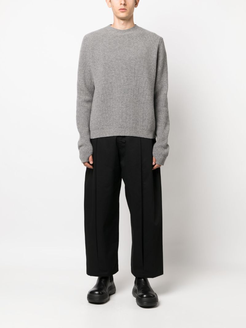 Black Box Pleat Cotton Trousers