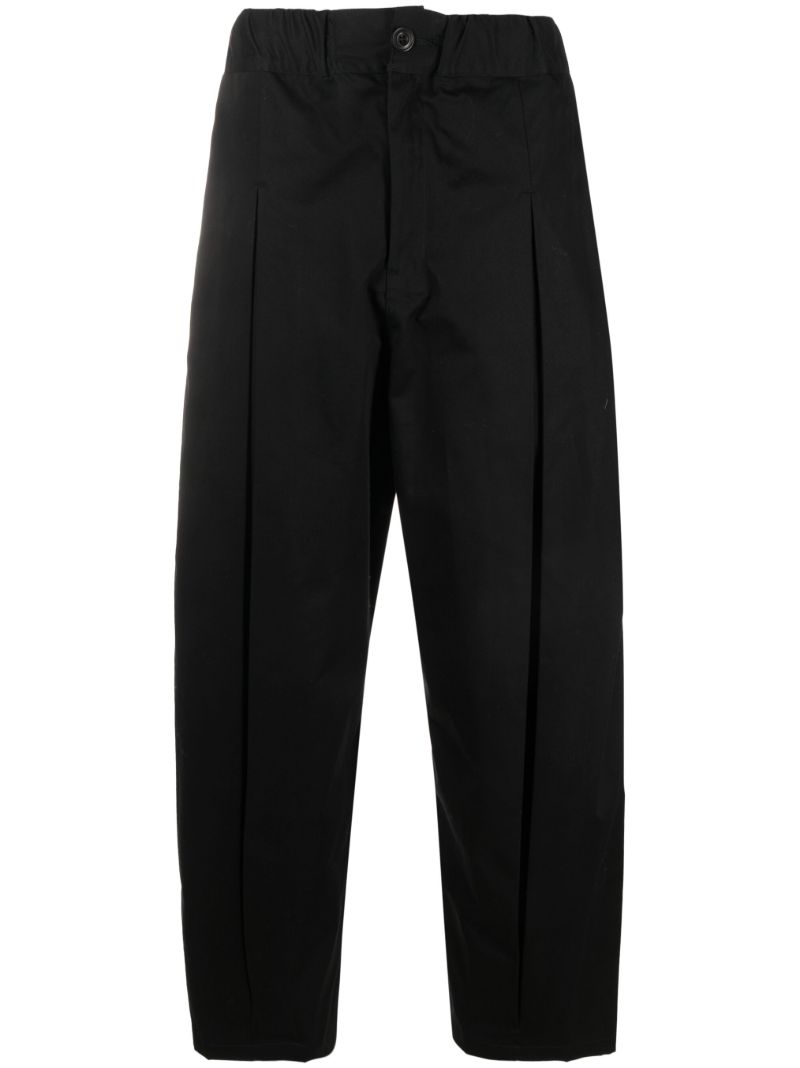 Black Box Pleat Cotton Trousers