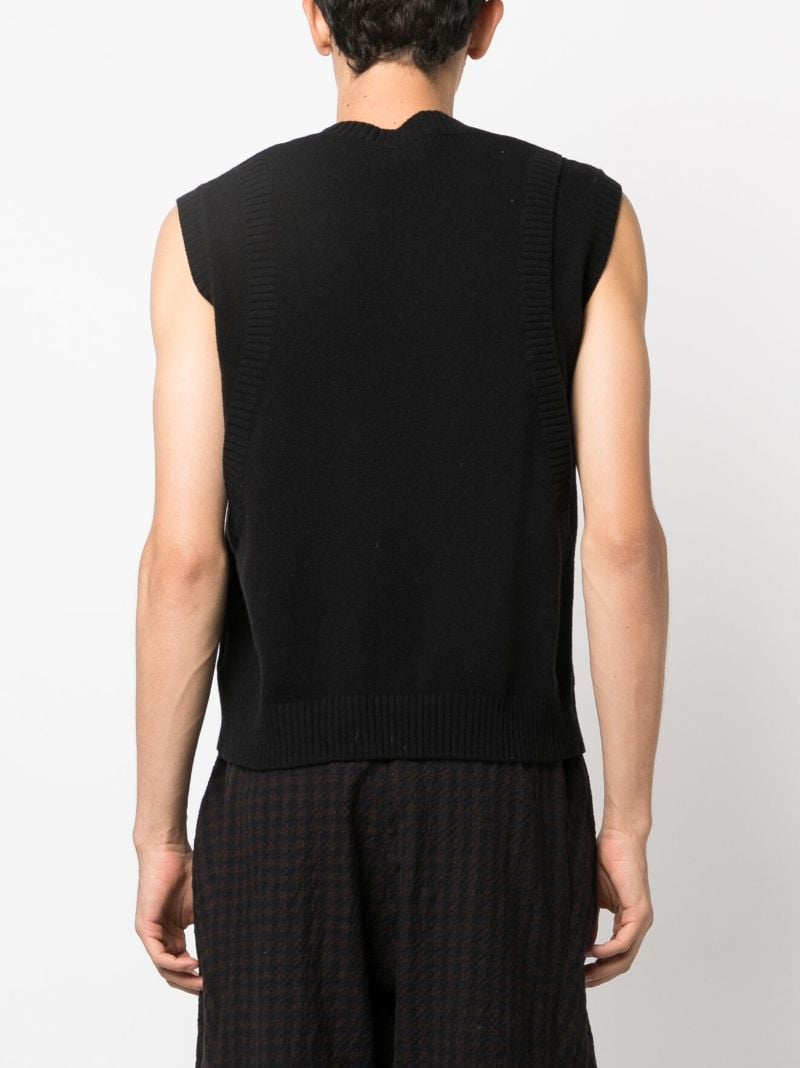 Black Igloo Wool Vest