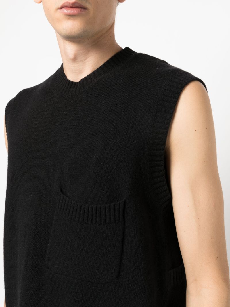 Black Igloo Wool Vest