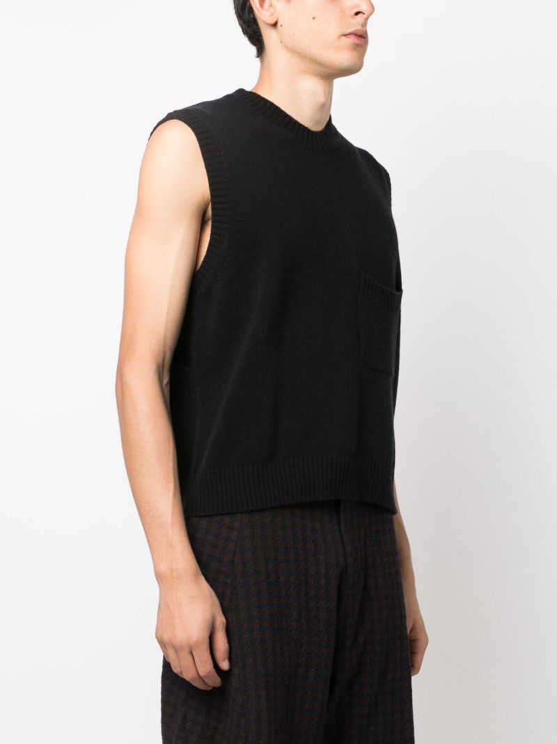 Black Igloo Wool Vest